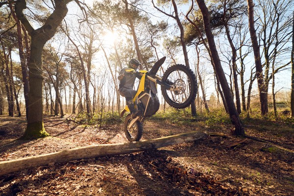 The world’s first competition-ready electric enduro motorcycle